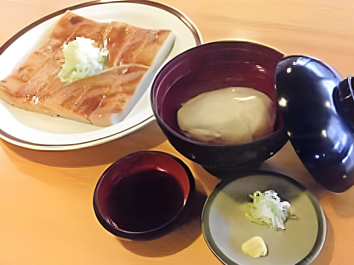 そばのうす焼き・そばがき